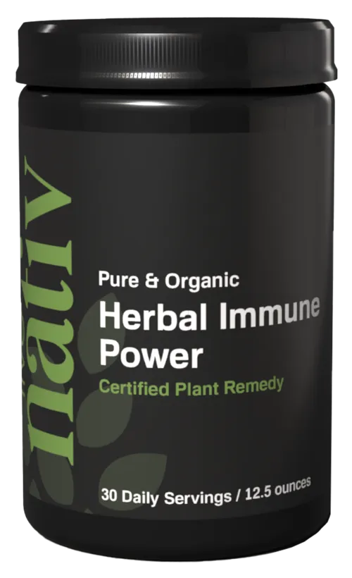 LiveNativ Herbal Immune Power supplement bottle