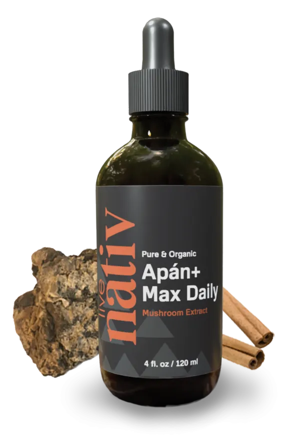 LiveNativ Apán mushroom supplement group display