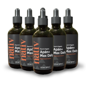 LiveNativ supplement product lineup featuring Apán+ Max Daily and Herbal Immune Power