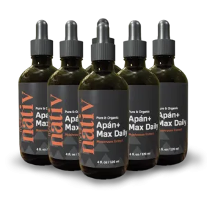 LiveNativ supplement product lineup featuring Apán+ Max Daily and Herbal Immune Power