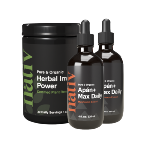 Enhanced Support Bundle – 2 bottles of Apán+ Max Daily and 1 bottle of Herbal Immune Power by LiveNativ